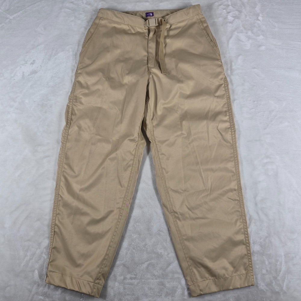 North Face Purple Label Pants Men's 32x27‎ Beige Hiking Belted Outdoors Casual